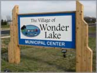 Wonder Lake Village Sign